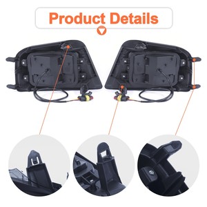 ไฟตัดหมอก LED คุณภาพสูง LUMA ไฟวิ่งกลางวัน DRL สำหรับปี 2012-2015 สีคู่ ขาว-เหลืองอำพัน พร้อมไฟเลี้ยว - Product Image 5