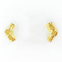 Adaptateur coaxial RF SMA mâle vers SMA femelle, connecteur coaxial pour antenne, prise SMA femelle vers fiche SMA mâle, connecteur à 45 degrés