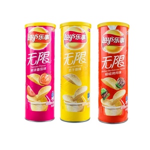 โรงงานขายส่งโดยตรง คุณภาพสูง ขนมมันฝรั่งทอดกรอบเลย์ รสเผ็ด ผักอบกรอบแปลกใหม่ บรรจุกระป๋อง 90 กรัม ผลิตในจีน - Product Image 1