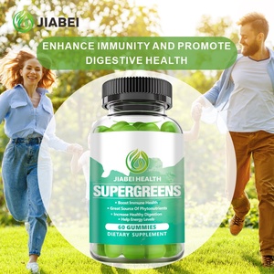 Maßgeschneiderte Erwachsenen-Supergreens-Gummis OEM/ODM Vitamin-Pflanzenextrakt zur Energiesteigerung - Product Image 3