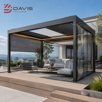 Pergola pliante en aluminium avec système de toit rétractable pour terrasse extérieure et projets commerciaux – Vente en gros usine