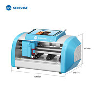 SUNSHINE C4 PRO Intelligente Folie-snijmachine met mesdrukdetectie voor films onder de 13 inch, kan 7h/9h films met hoge hardheid snijden