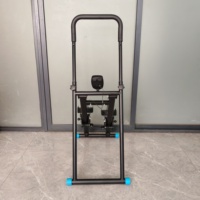 Steppeur de fitness à domicile portable avec écran LCD et hauteur réglable pour entraînement croisé
