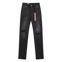 Commerce transfrontalier Europe-Amérique, vente en gros, nouvelle collection printemps/été, jeans stretch slim fit pour couples, style unisexe