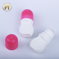Bouteille vide en plastique de 50 ml personnalisable avec bouchon à vis pour huiles essentielles, lotions, parfums, crèmes solaires, déodorants et sérums de soin – Vente en gros