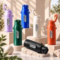 Nouvelle Gourde Sportive PRO 2026 avec Support Téléphone Magnétique N52 et Couvercle à Paille, Compatible Magsafe, en Acier Inoxydable Isolé