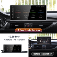 Sistema Multimedia STWEI Qualcomm665 para Audi A6 C7 A7 2012-2018, CarPlay Inalámbrico, GPS, Navegador, Reproductor de Radio, Bluetooth, Pantalla Táctil