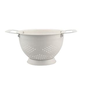 Premium Stainless Steel <b>Colander</b> Set of 3 Deep Kitchen <b>Strainer</b>, 1.5, 3 & 5 Quarts Metal Bowl Drainer with Handle - Product Image 1