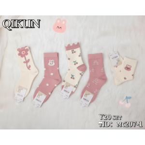 Calze di lana per ragazze in 3 taglie 1-4 4-8 8-12 per bambini - Product Image 1