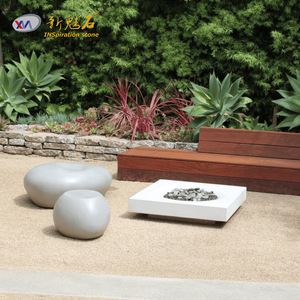 Nuevo Banco de Piedra Mágica Simulada, Adoquín de Cemento, Muebles de Jardín de Hormigón GRC para Decoración de Hoteles y Villas - Product Image 1