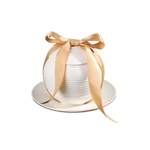 Plato para Aperitivos Tianqiu de <span class=keywords><strong>Pioneer</strong></span> Craftsman Kitchen, Blanco, Duradero, de Cerámica de Alta Calidad, Multicapa, Esférico, para Postres, para Restaurante - Product Image 6