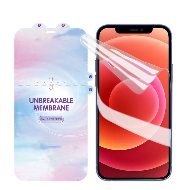 Hydrogel Film 3D Full Cover Unbreakable Membrane Flexible for iphone samsung huawei xiaomi Screen Protector