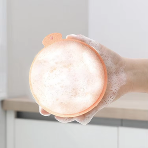 Hai mặt miếng bọt biển mạnh mẽ làm sạch điện giàu bọt vô hại đồ dùng nhà bếp làm sạch với treo lỗ - Product Image 2