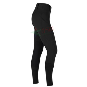 Latest Designer Comfortable <b>Nylon</b> Equestrian Yoga Pants for Women Custom Logo Sublimation Breathable Mesh Sports Riding Horse - Product Image 2