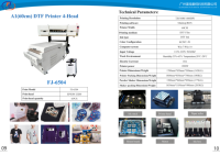 Imprimante DTF rouleau à rouleau A1 avec quatre têtes d'impression I3200, nouvelle, entièrement automatique, dotée d'un distributeur de toner haut de gamme et d'un purificateur d'air