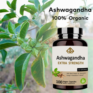 แคปซูลสารสกัดรากอัชวากันธาแบบ OEM 5000 มก. ออร์แกนิก สำหรับผู้ใหญ่ เสริมสร้างภูมิคุ้มกัน บำรุงความจำ การนอนหลับ ความแข็งแรง และความทนทาน - Product Image 3