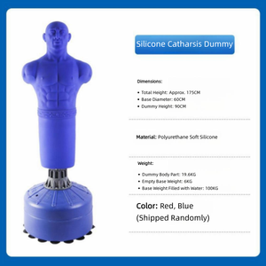 Silicone Free Standing Human <strong>Bob</strong> <strong>Boxing</strong> Punching <strong>Dummy</strong> Bag X-Large Black - Product Image 5