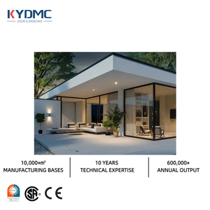 בית וילה מותאמת אישית חלון אלומיניום נוף גדול קומה חלון כפול פנורמי קומה עד התקרה זכוכית חלון מודרני - Product Image 1