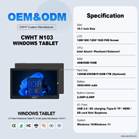 Vente en gros Ordinateur portable Surface 10.1 pouces 2 en 1 Windows 11 8 Go + 256 Go 128 Go écran tactile Wifi Tableta Tab professionnelle Tablette PC