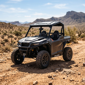 UTV tout-terrain 4 places Can-Am Maverick X3 Turbo R de qualité industrielle avec toit noir et accents orange, garantie 3 ans, OEM/ODM - Product Image 2
