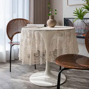 Taplak meja linen ukuran kustom, taplak meja dekorasi rumah pernikahan hotel Pesta restoran dalam ruangan luar ruangan