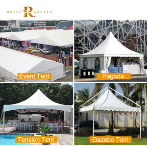 <span class=keywords><strong>Chapiteau</strong></span> de gazebo de mariage transparent imperméable blanc d'exposition commerciale résistant événement extérieur en aluminium 10x10 tente de pagode - Product Image 2