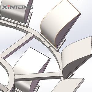 Poste de luz alto de 20 metros de altura, iluminación de inundación de estadio, poste de luz de mástil - Product Image 6