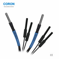 Sensor de Fibra Óptica CORON con Sistema Óptico Avanzado, Salida NPN/PNP, Detección de Larga Distancia, Amplificador de Alta Precisión
