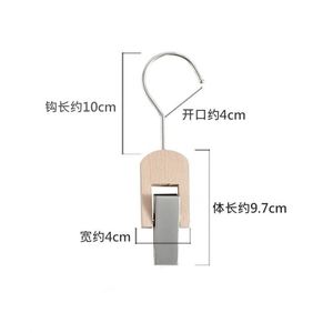 Nordic Metal Golden Hook Scarf Towel Hijab <strong>Hanger</strong> with Custom Logo <strong>Clips</strong> Durable Design - Product Image 2