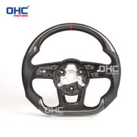 Volant en fibre de carbone avec LED pour Audi A3 A4 A5 S3 S4 S5 2016-2020 Rs3 Rs4 Rs5 2017-2020 avec indicateur de changement de vitesse LED, en stock aux États-Unis