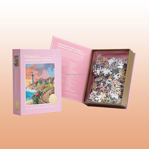 Puzzle 1000 Pezzi e 500 Pezzi per Adulti, Paesaggio Autunnale con Viale nella Foresta Gialla, Mosaico per Adulti e Bambini - Product Image 5