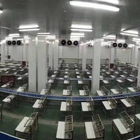 Ligne de transformation de viande industrielle à petite échelle, ligne de boucherie complète, ligne de convoyage de viande suspendue, ligne de découpe automatique de viande