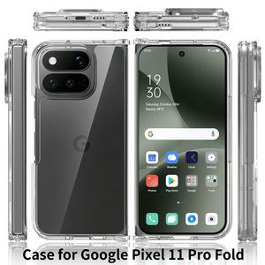 Coques transparentes antichoc magnétiques pour téléphones Google Pixel en gros, compatibles Google Pixel 11 <span class=keywords><strong>Pro</strong></span> Fold, Fundas transparentes - Product Image 1