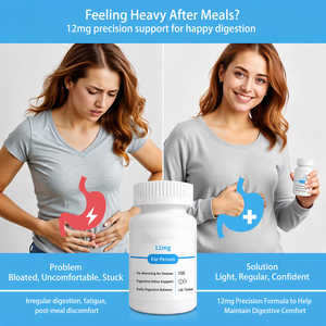 Best Price 100 Count 12mg Maintain Intestinal Daily Digestive Comfort Tabs Balance Gut Health Cleanse Detox <strong>Tablets</strong> For Person - Product Image 1