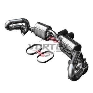 Échappement Valvetronic à haute fréquence Vortex pour Porsche 911 991 GT3 4.0L en acier inoxydable avec système sonore F1 Racing - Product Image 4