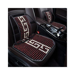 Xiangta accessoires de voiture intérieur décoratif tailles universelles perles en bois tapis de couverture de siège de voiture pour camion Mercedes Benz Bmw Toyot - Product Image 1