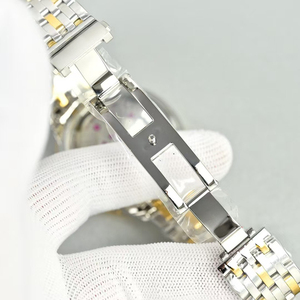 Reloj de Lujo para Hombre, de Calidad Excelente, Dos Tonos, Esfera Dorada y Plateada, Fecha con Agujas, Números Romanos, Mecánico Automático, para Negocios - Product Image 4