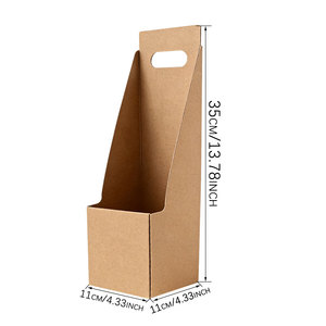 Scatole Regalo per Fiori, Contenitore per Bouquet con Manico, Scatola per Composizioni Floreali per Compleanni, Matrimoni, Festa della Mamma, Forniture per Feste - Product Image 3