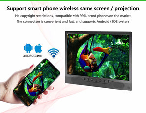 ทีวีพกพาขนาดเล็กแบบดิจิตอล HD LCD LED สำหรับใช้งานกลางแจ้ง ชาร์จไฟได้ พร้อมพอร์ต USB H-D-M-I และแบตเตอรี่ สำหรับใช้ในครัว ทีวีพกพาสำหรับครัว - Product Image 4