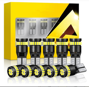 Kit <span class=keywords><strong>de</strong></span> remplacement d'ampoule LED blanche 6000K sans erreur voiture intérieur dôme carte porte licence courtoisie tableau <span class=keywords><strong>de</strong></span> bord lumières puces - Product Image 1