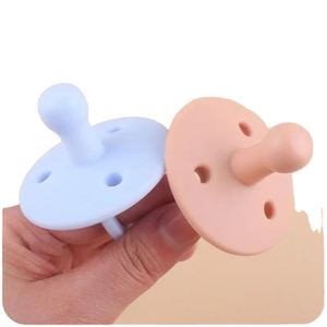 Chupete de Silicona de Grado Alimenticio para Bebés, Suave, Libre de BPA, Mordedor para Recién Nacidos, Juguete de Dentición, Chupete de Lactancia - Product Image 1