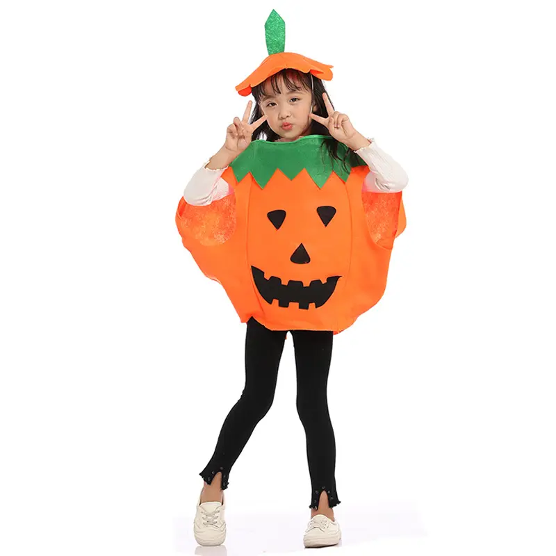 Dekorasi Aksesori Halloween, topi halloween, Set topi anak laki-laki dan perempuan, kostum labu, Dekorasi Aksesori Halloween