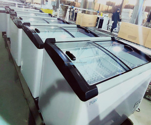 <span class=keywords><strong>Réfrigérateur</strong></span> commercial horizontal avec vitrine de présentation et <span class=keywords><strong>congélateur</strong></span> intégré - Product Image 2