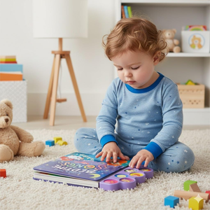 Libro Interactivo con Sonidos Temáticos <span class=keywords><strong>para</strong></span> la Hora de <span class=keywords><strong>Dormir</strong></span>, con Canciones de Cuna, Juguete Musical Educativo <span class=keywords><strong>para</strong></span> Niños Pequeños, Aprendizaje Preescolar - Product Image 4