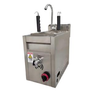 Vendita calda commerciale a doppia testa in acciaio inossidabile fornello a Gas nuovo Design da tavolo protezione per fiamma hotel ristoranti - Product Image 2
