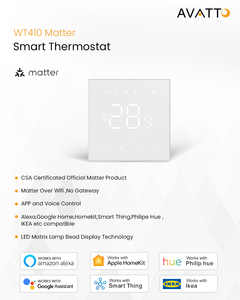 Avatto wt410 tuya wifi màn hình kỹ thuật số hiển thị điện sưởi ấm sàn Lập Trình Nhiệt với Google nhà Alexa nhiệt - Product Image 3