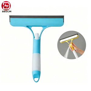 Limpiacristales con chorro de agua para coche, escobilla de goma para limpieza de duchas y baños - Product Image 2