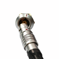 UHUB FGG.0K Compatible avec la série K 0K, prise étanche à 3 broches avec coque métallique pour équipement industriel extérieur