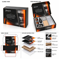 Boîte d'expédition personnalisée en carton ondulé pour accessoires d'appareil photo, emballage cadeau imprimé pour la photographie