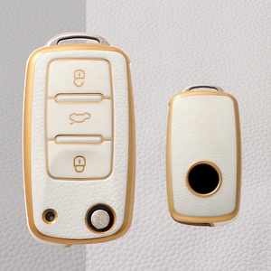 Ốp Chìa Khóa Lật Xe Hơi TPU Thời Trang Cho <span class=keywords><strong>VW</strong></span> Volkswagen Golf 7 MK7 Tiguan MK2 Cho Seat Ateca Leon FR 2 Ibiza Skoda Octavia <span class=keywords><strong>Keyless</strong></span> - Product Image 3